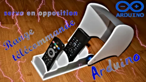 arduino deux servomoteurs en opposition mecanisme ouverture