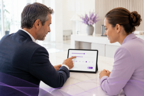 Nouveaux clients accueillis Professionnel choisissant les conditions de son avantage avec LASDI