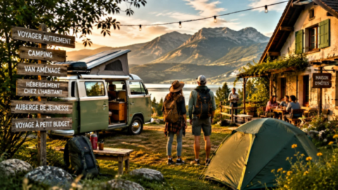 Voyager autrement avec le camping, le van, l’hébergement chez l’habitant et les voyages à petit budget.